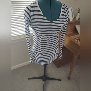 Bgd small navy striped sweater